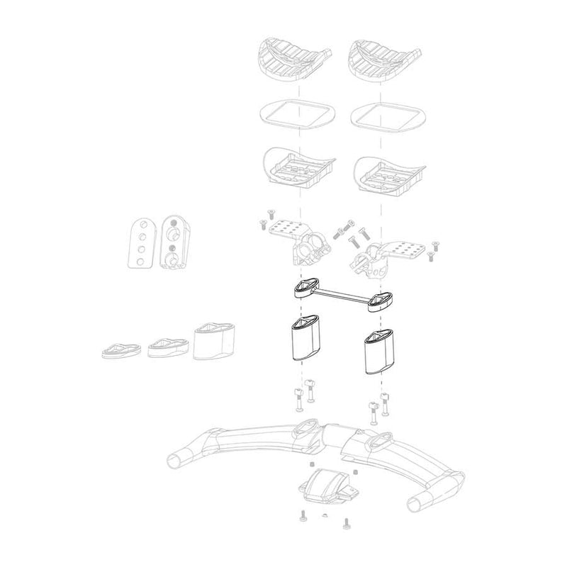 Load image into Gallery viewer, Zipp-Aero-Stealth-Riser-Kits-Handlebar-Accessory-Mount-Time-Trial-Triathlon-Bike-Track-Bike-Road-Bike-HAMT0062
