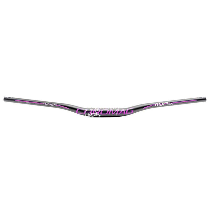 Load image into Gallery viewer, Chromag Fubars OSX 35 Handlebar Aluminum 35mm Rise 35mm 800mm Black/Purple
