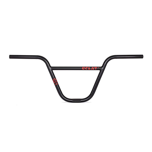 Eclat Controller Handlebar 22.2mm Clamp 9.75in Rise 11° Back Sweep Blk Steel BMX