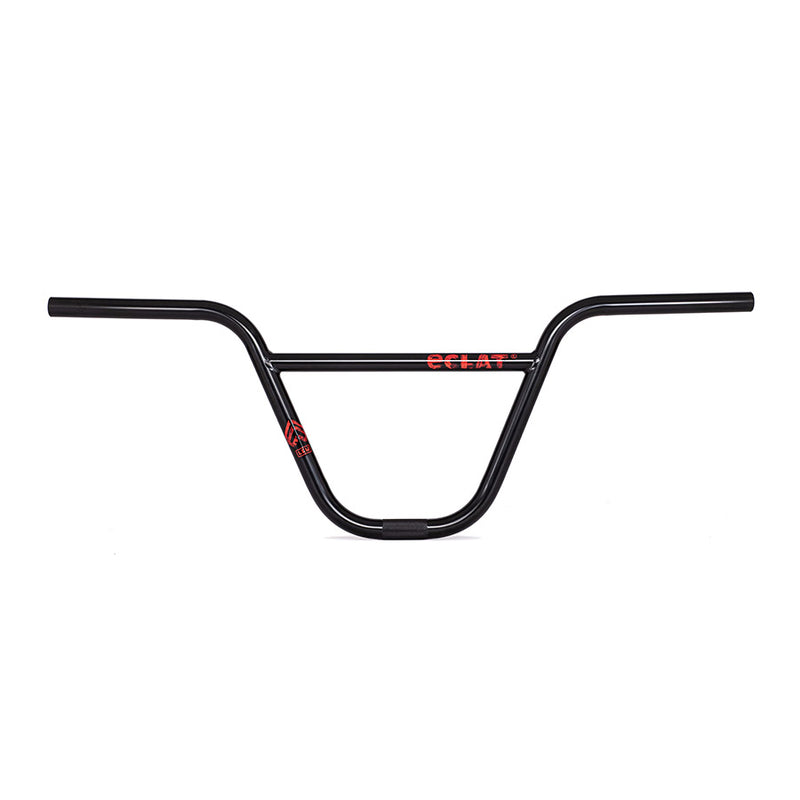 Load image into Gallery viewer, Eclat Controller Handlebar 25.4mm Clamp 9.75in Rise 11° Back Sweep Blk Steel BMX
