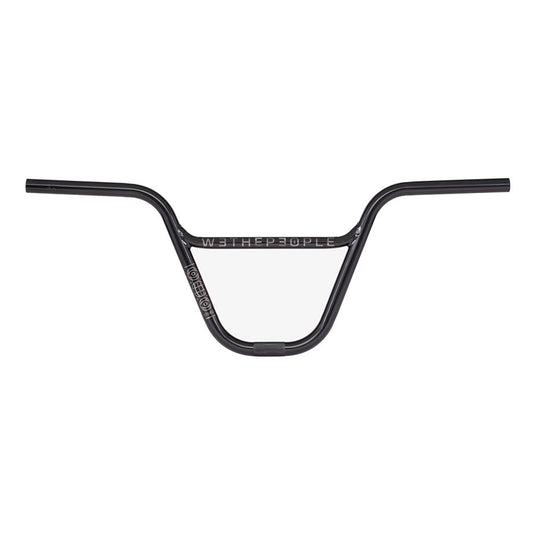 WeThePeople Utopia BMX Handlebar, Diameter: 22.2mm, 29", Rise: 9.75", Black
