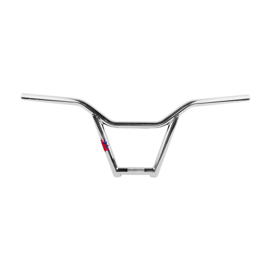 WeThePeople Bomb bar BMX Handlebar, Diameter: 22.2mm, 26.8", Rise: 8.25", Chrome