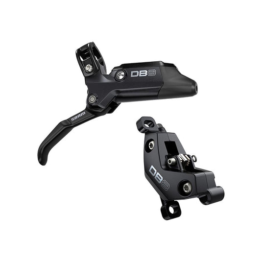SRAM DB8 Disc Brake and Lever - Rear, Mineral Oil Hydraulic, Post Mount, Diffusion Black, A1