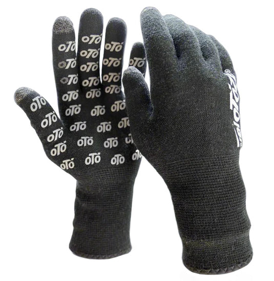 VeloToze Waterproof Knitted Cycling Gloves with Seamless Comfort