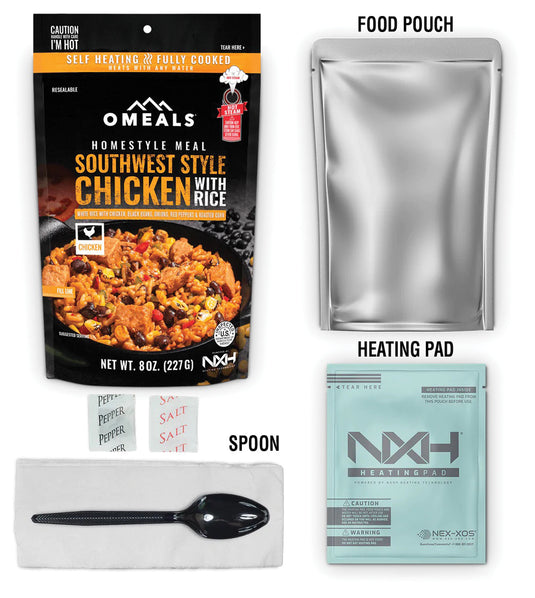 Omeals Homestyle Dinners: Southwest Chicken with Rice - Ready-to-Eat Meal