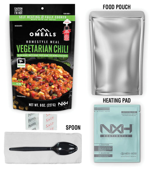 Omeals Homestyle Vegetarian Chili Dinner - Delicious and Convenient!