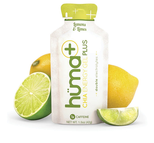 Energy Boosting Huma Gel Lemon Lime with Caffeine - Stay Fueled and Alert! Pack of  24