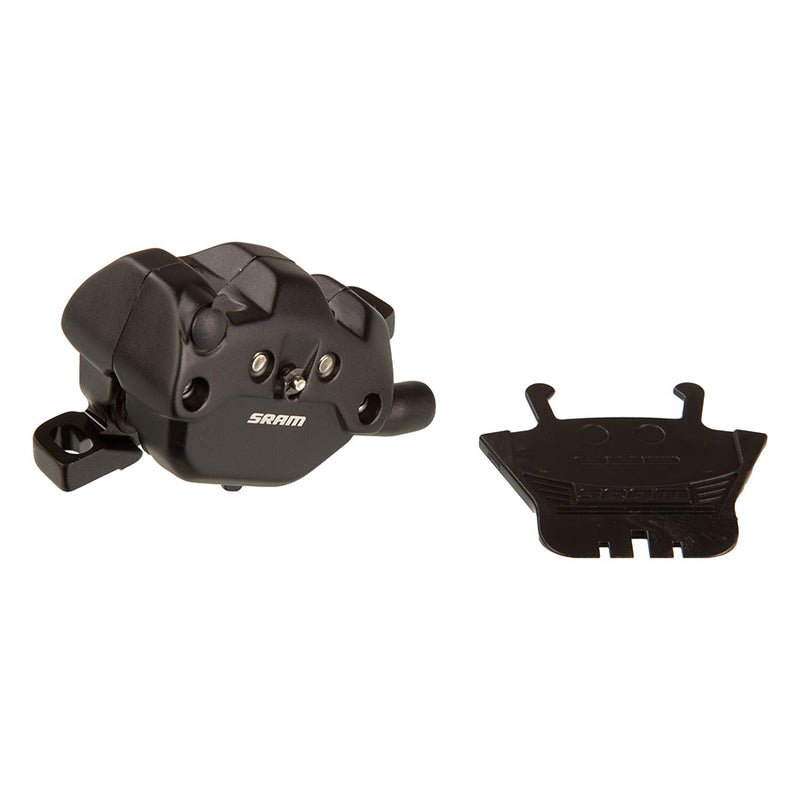 Load image into Gallery viewer, SRAM Maven Base Disc Brake Caliper Assembly - Front/Rear, Post Mount, 4-Piston, Diffusion Black, A1
