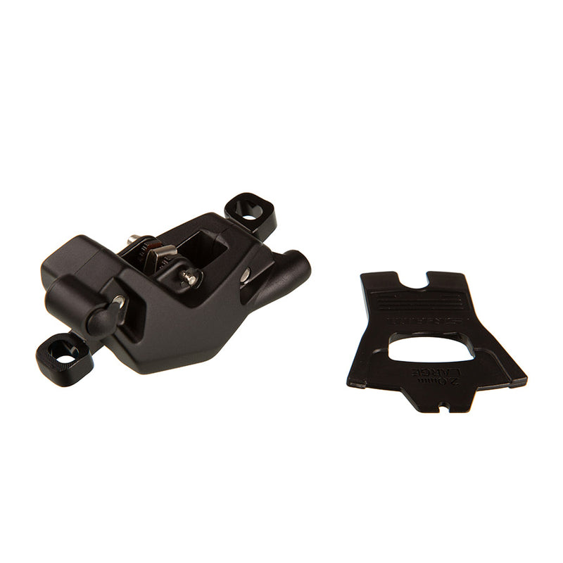 Load image into Gallery viewer, SRAM Motive Bronze Disc Brake Caliper Assembly - Front/Rear, Post Mount, 4-Piston, Diffusion Black, A1+
