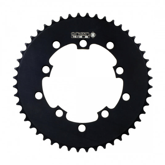 Origin8 Single Speed Chainring 48t 110mm/130 BCD 5-Bolt Aluminum Black