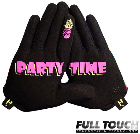 Handup Vented Gloves - Pineapples Carribbean, Full Finger, Large