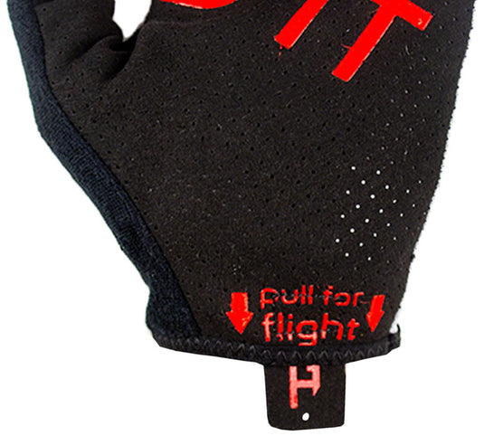 Handup Vented Gloves - Shuttle Runner White, Full Finger, Large