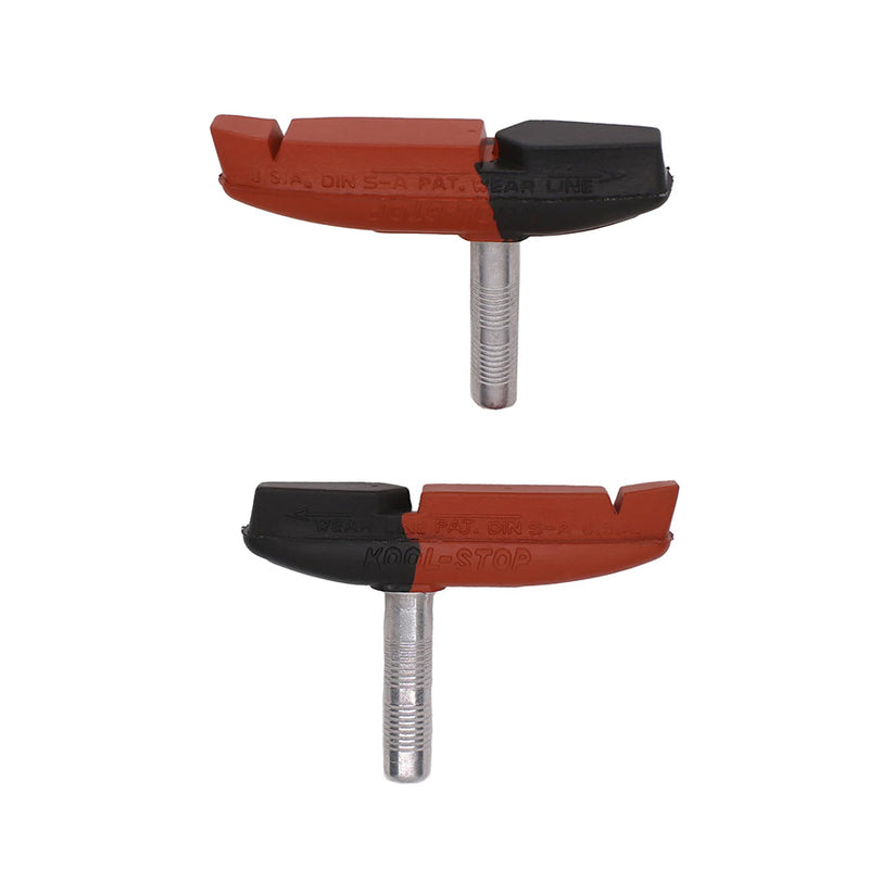 Load image into Gallery viewer, Kool Stop Thinline Cantilever Brake Pads, Non-threaded posts, Dual, Black, Pair
