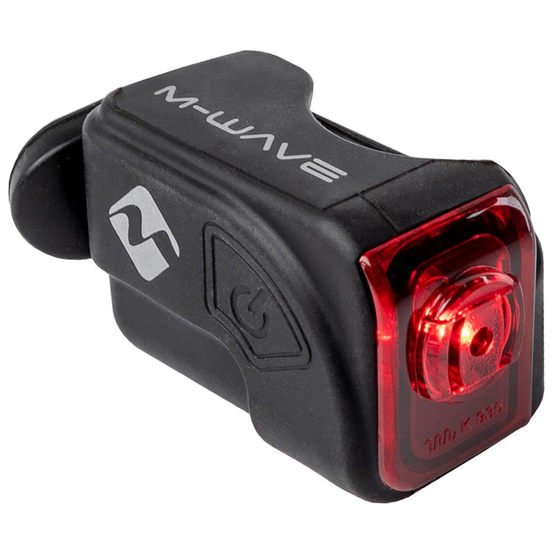Load image into Gallery viewer, M-Wave Helios K 1.1 USB Light, Rear, Black
