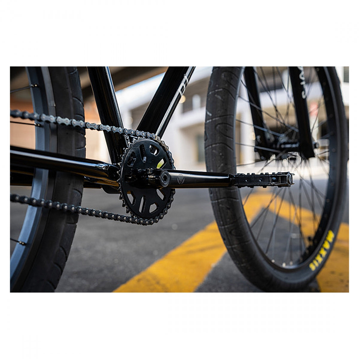 Black Ops BMX Stomp 3-Piece Chromoly Crankset 175mm, 19mm Spindle