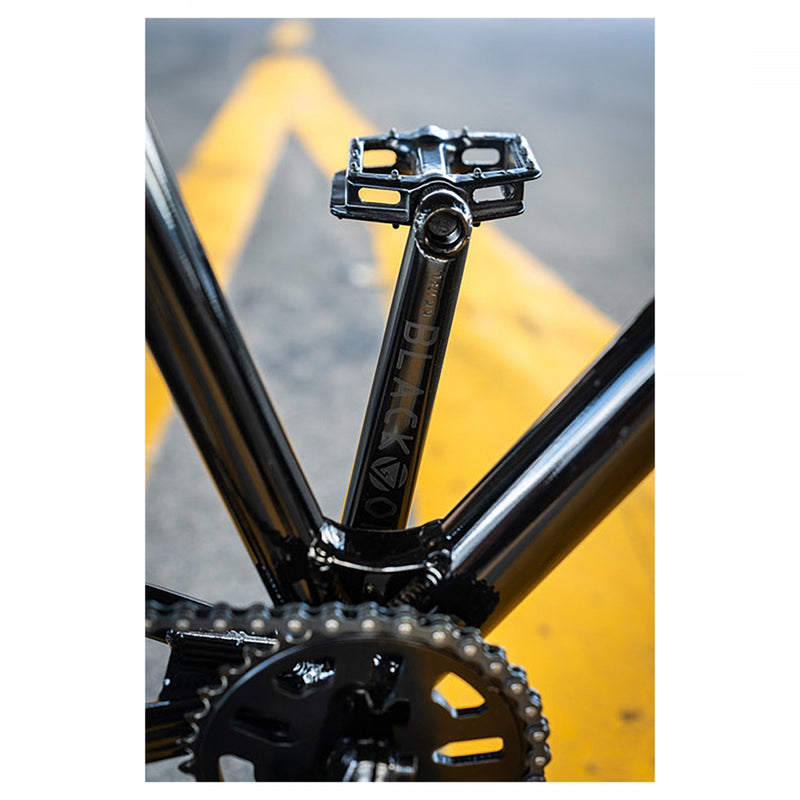Load image into Gallery viewer, Black Ops BMX Stomp 3 Piece Crankset 175mm 19mm Chromoly Black
