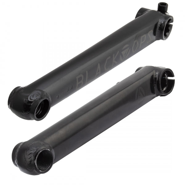 Black Ops BMX Stomp 3-Piece Chromoly Crankset 175mm, 19mm Spindle