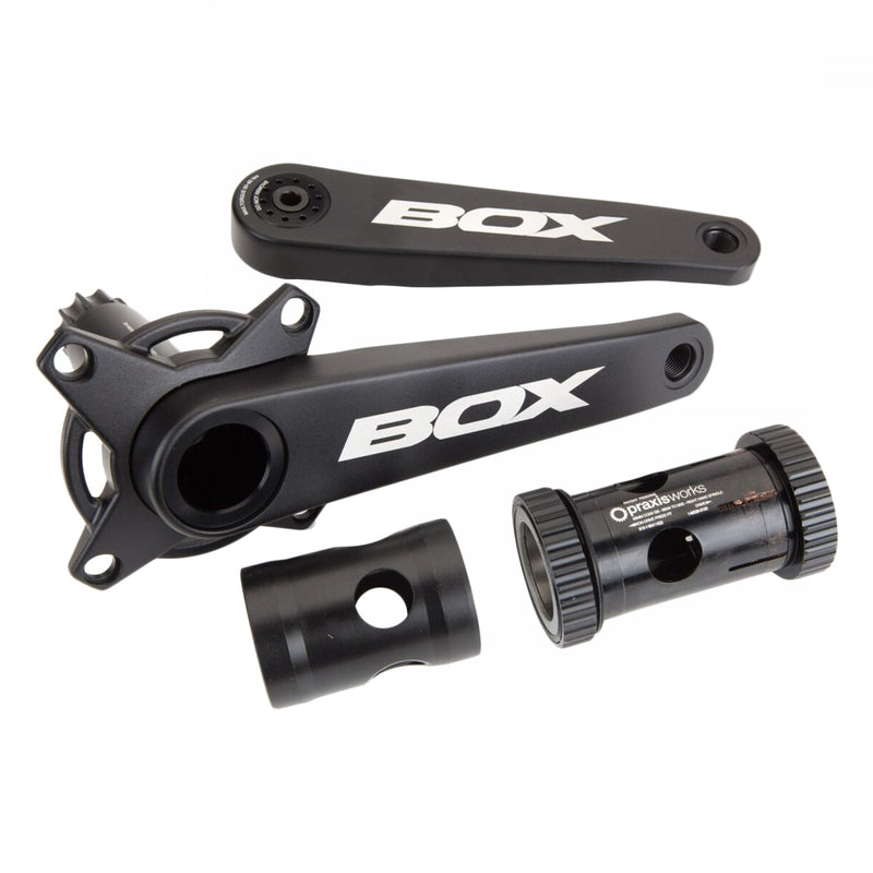 Load image into Gallery viewer, Box Components Vector M35 Crankset 180mm BB/PF30 Single Speed Black

