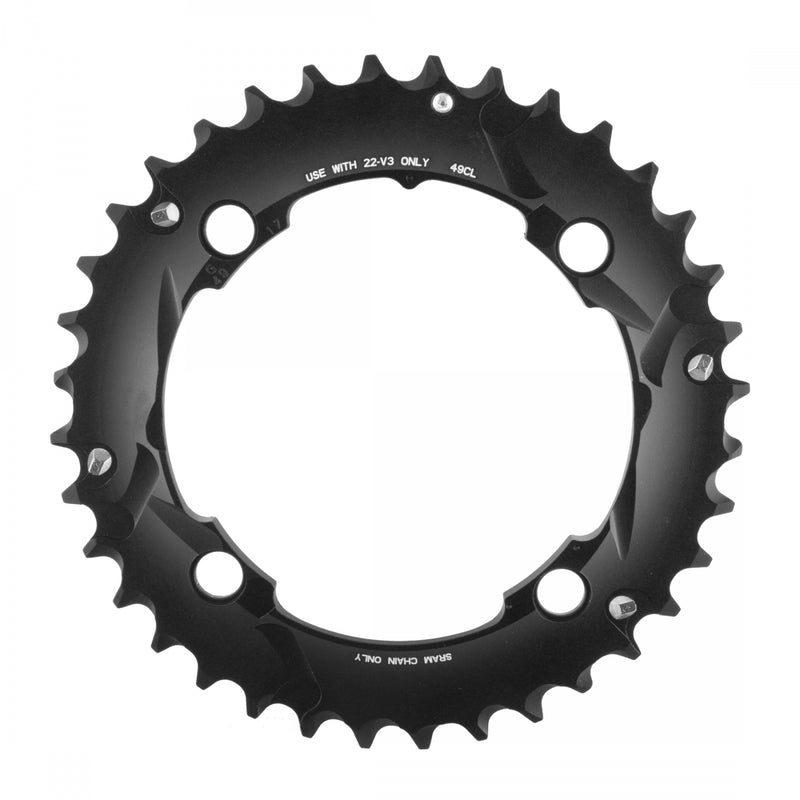 Load image into Gallery viewer, SRAM/Truvativ X0 and X9 Chainring 36T 104 BCD 10-Speed GXP Aluminum Black
