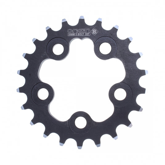 Premium Aluminum Chainring Bundle 22t & 32t 5-Bolt 8/9/10-Speed, CNC Machined, Black/Silver