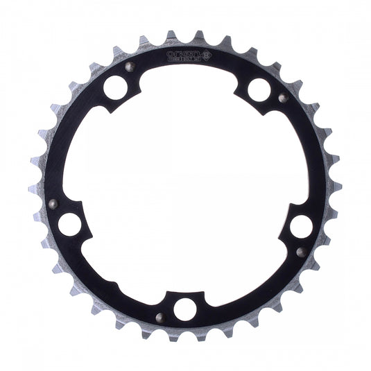 Premium Aluminum Chainring Bundle 22t & 32t 5-Bolt 8/9/10-Speed, CNC Machined, Black/Silver