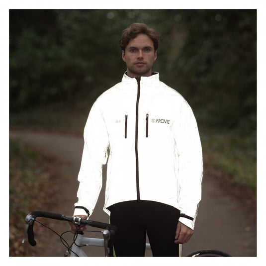 Proviz Reflect360 Cycling Jacket Reflective Grey MD Men`s