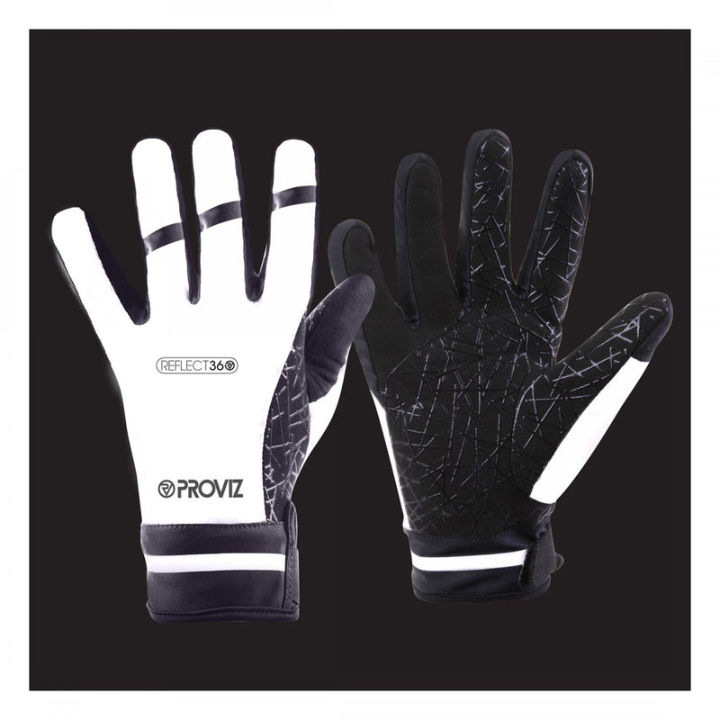Load image into Gallery viewer, Proviz Reflect360 Waterproof Cycling Gloves Black/Grey LG Unisex Full Finger
