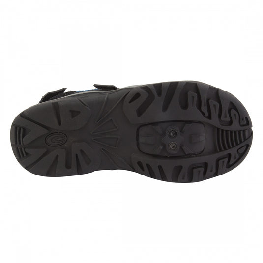 Exustar SS515 Sandal US 11-12.25 / EU 45-46 Black/Blue Clipless