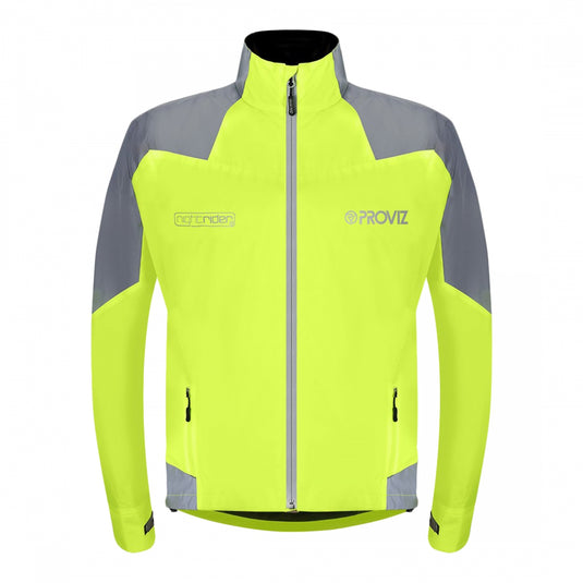 Proviz Nightrider 2.0 Cycling Jacket Yellow LG Men`s