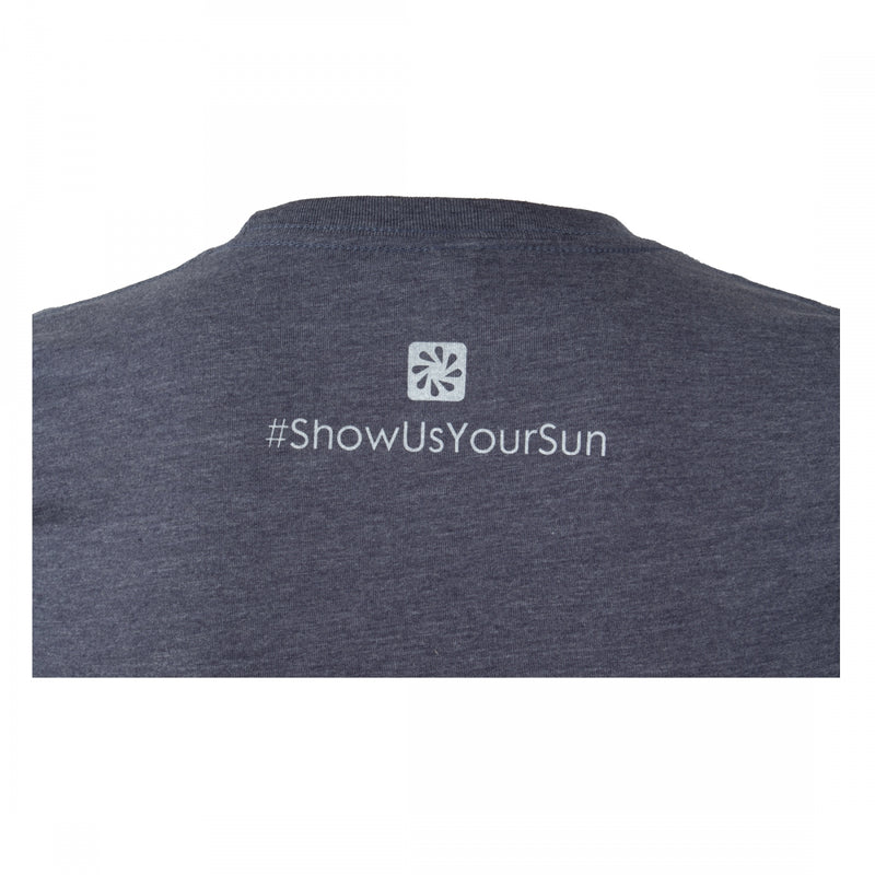 Load image into Gallery viewer, Sun Bicycles 60/40 T-Shirt Heather Navy LG Unisex
