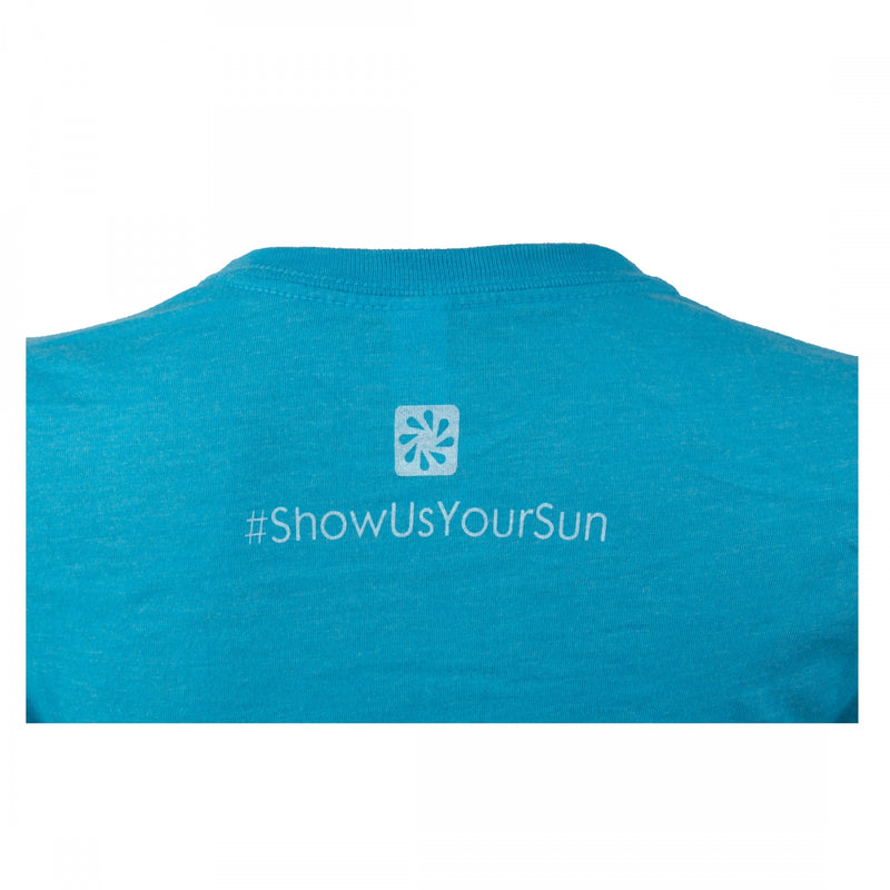 Load image into Gallery viewer, Sun Bicycles 60/40 T-Shirt Heather Aqua SM Ladies
