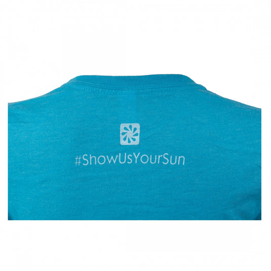 Sun Bicycles 60/40 T-Shirt Heather Aqua SM Ladies