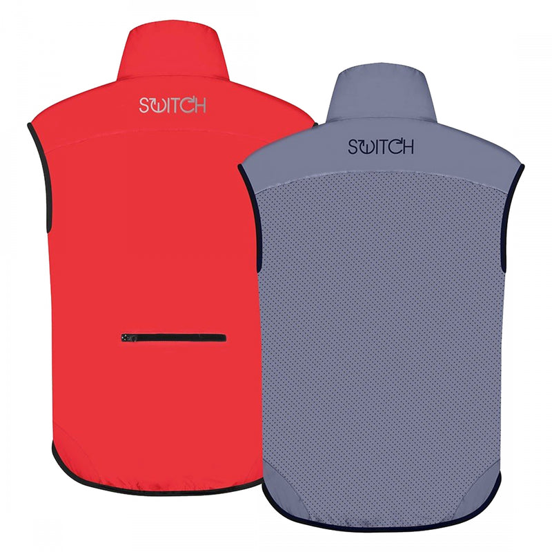 Load image into Gallery viewer, Proviz Switch Gilet Vest Red/Reflective Grey SM Men`s

