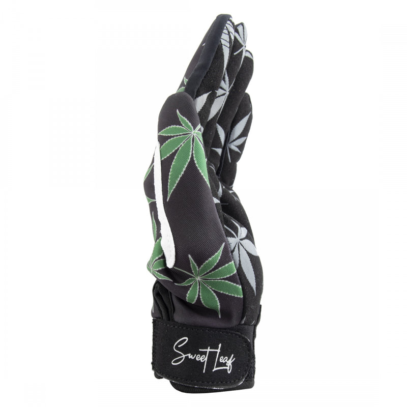 Load image into Gallery viewer, Alienation Sweet Leaf Gloves Black LG Unisex Full Finger
