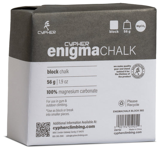 Premium Cypher Enigma Chalk Block - 56g for Superior Grip
