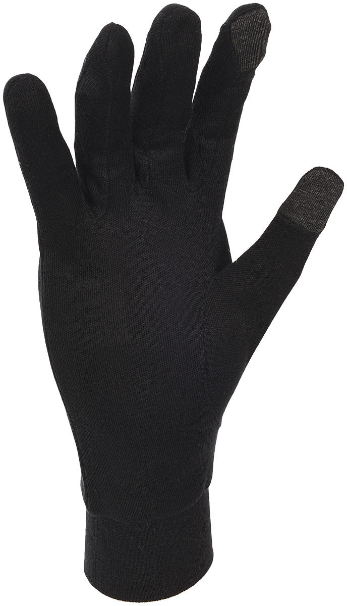 Load image into Gallery viewer, Outdoor Designs Silkon Touch Base Layer Glove - Black (Size S)

