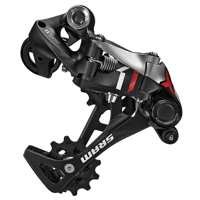 Load image into Gallery viewer, SRAM X01 Rear Derailleur - 11-Speed, Medium Cage, Black/Red

