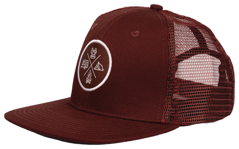 Load image into Gallery viewer, Peregrine Cross Cap in Elegant Mauve/mauve - Stylish and Functional Headwear
