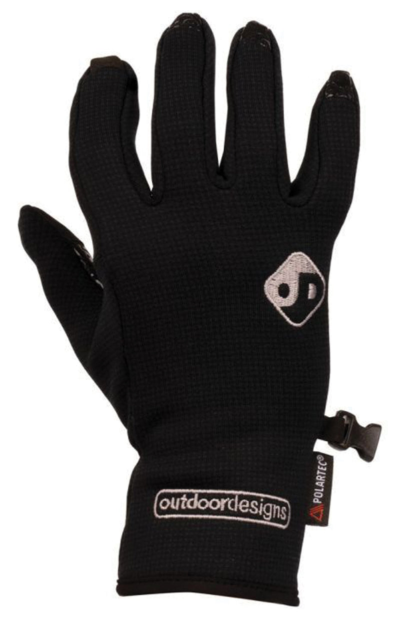 Load image into Gallery viewer, Outdoor Designs Takustretch Women's Windproof Glove - Black - Size M
