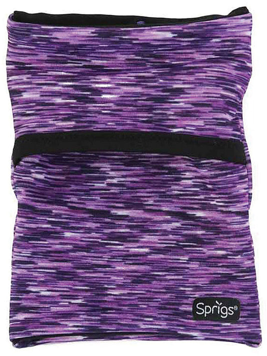 Sprigs Banjees 2-Pocket Wrist Wallet in Purple Melange Secure