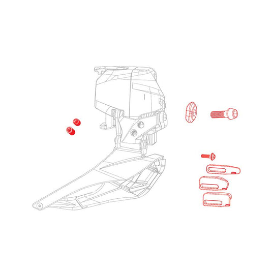 Sram 11.7618.007.001 Force eTap AXS Front Derailleur Parts Kit