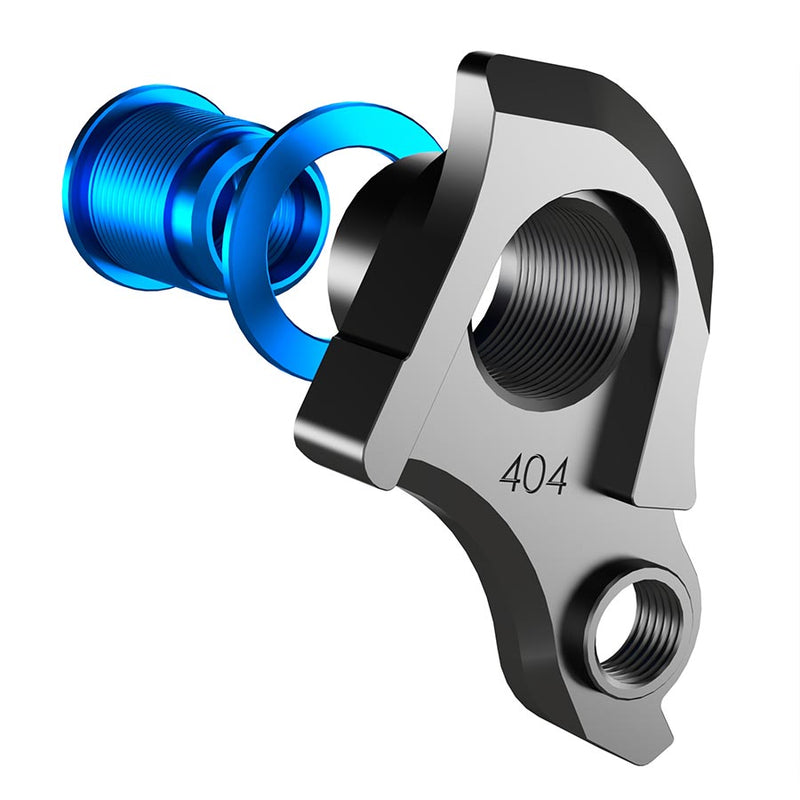 Load image into Gallery viewer, Wheels Manufacturing Universal Derailleur Hanger - 404-5, For Frames designed to accept SRAM UDH, Black/Teal
