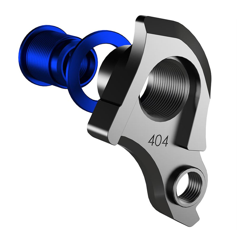 Load image into Gallery viewer, Wheels Manufacturing Universal Derailleur Hanger - 404-6, For Frames designed to accept SRAM UDH, Black/Blue
