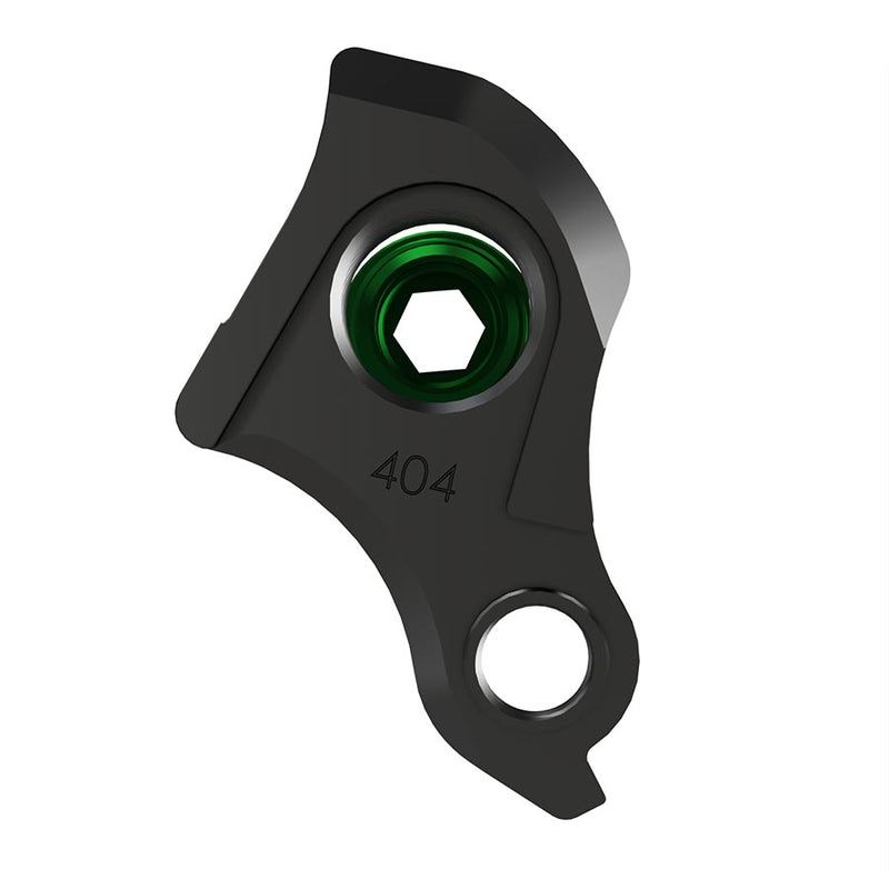 Load image into Gallery viewer, Wheels Manufacturing Universal Derailleur Hanger - 404-9, For Frames designed to accept SRAM UDH, Black/Green
