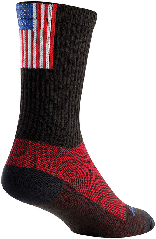 Stay Stylish and Comfortable with Sockguy 6" Crew Glory Socks - Size Small/Medium