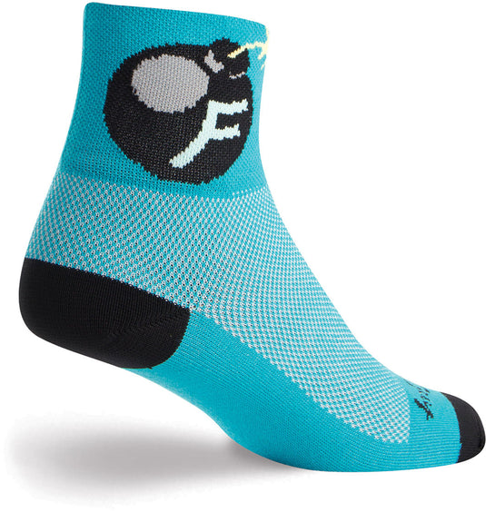 Sockguy 3" Classic Fbomb Socks - Size Sm/md