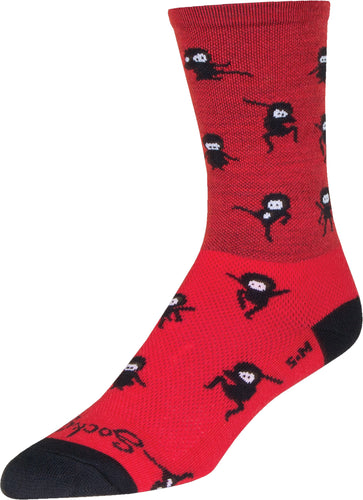 Sockguy Sockguy Wool Crew Sock Ninja 6