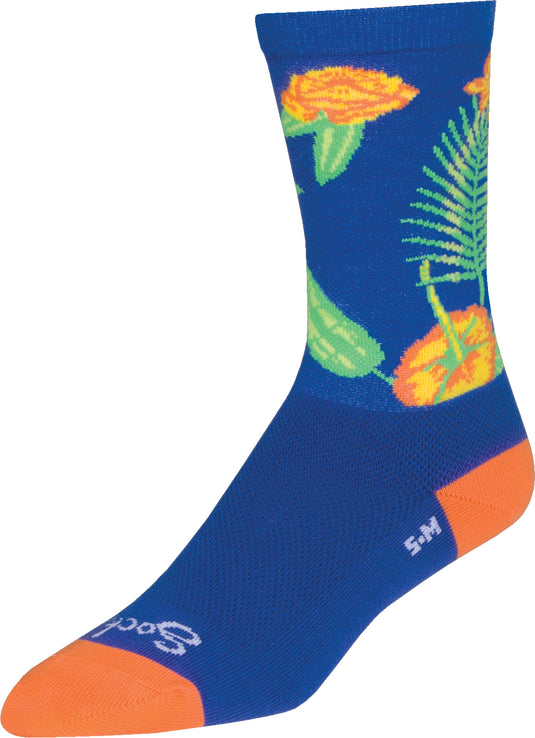 Stay Stylish and Comfortable with Sockguy 6" Crew Paradise Socks - Size L/XL