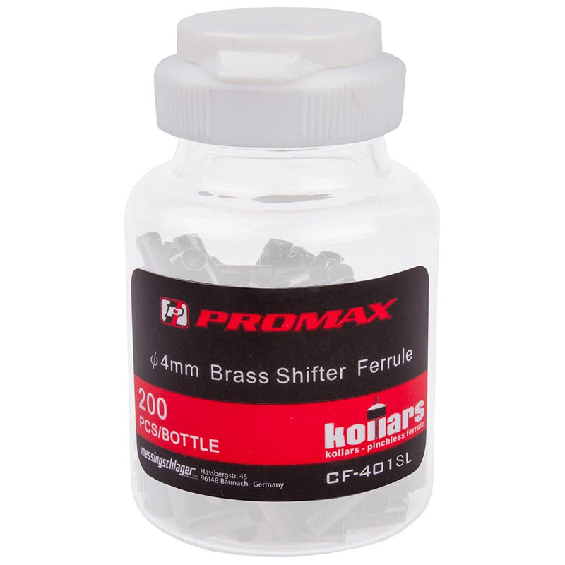 Load image into Gallery viewer, Promax SP40 Derailleur housing stops, 4.1mm, Silver, Bottle of 200
