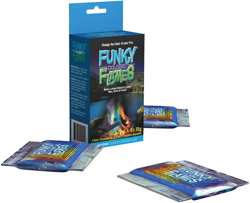 Load image into Gallery viewer, Add a Pop of Color to Your Fire with Winlow Products Funky Colored Flames 3-Pack!
